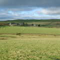 A farmhouse, and a field dotted with sheep, Driving Around Oop North, Hoylandswain, West Yorkshire - 30th January 2005