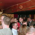 A couple of hunting horns hang over the crowd, Tsunami-Aid at the Greyhound, Botesdale, Suffolk - 5th February 2005