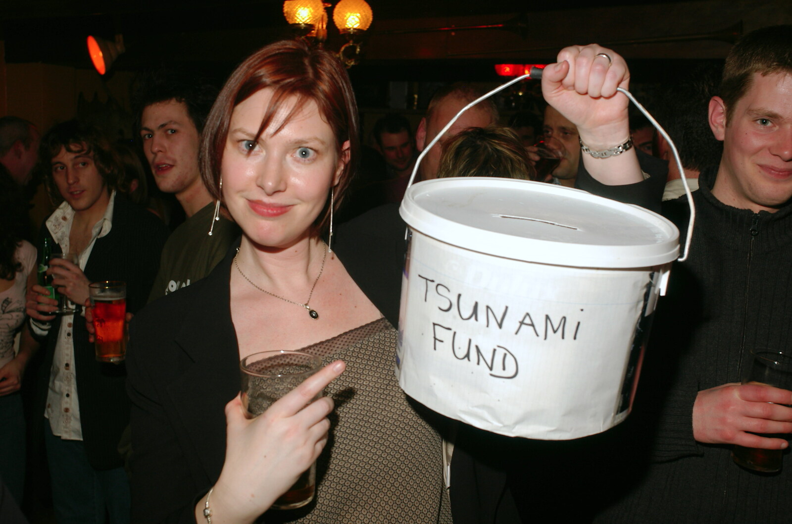 Proof that it's for the Tsunami fund from Tsunami-Aid at the Greyhound, Botesdale, Suffolk - 5th February 2005