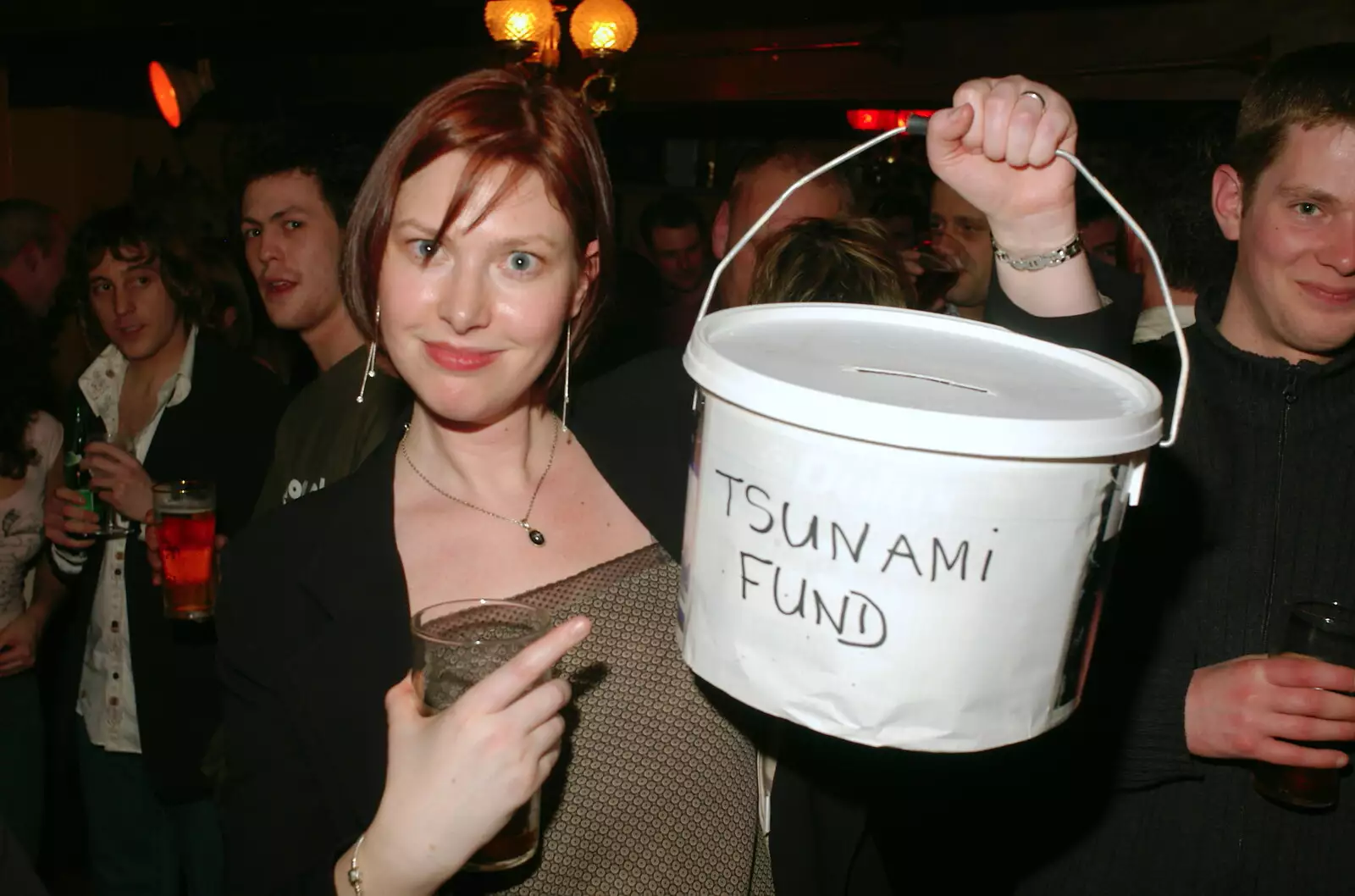 Proof that it's for the Tsunami fund, from Tsunami-Aid at the Greyhound, Botesdale, Suffolk - 5th February 2005