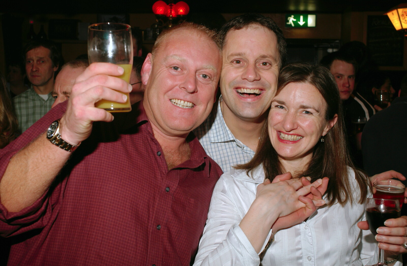 More cheers from Tsunami-Aid at the Greyhound, Botesdale, Suffolk - 5th February 2005