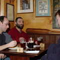 Dave, Craig and Nick in the Green Dragon, The Green Dragon, Mark Joseph at Revs, and The BBs, Cambridge and Diss  - 16th February 2005