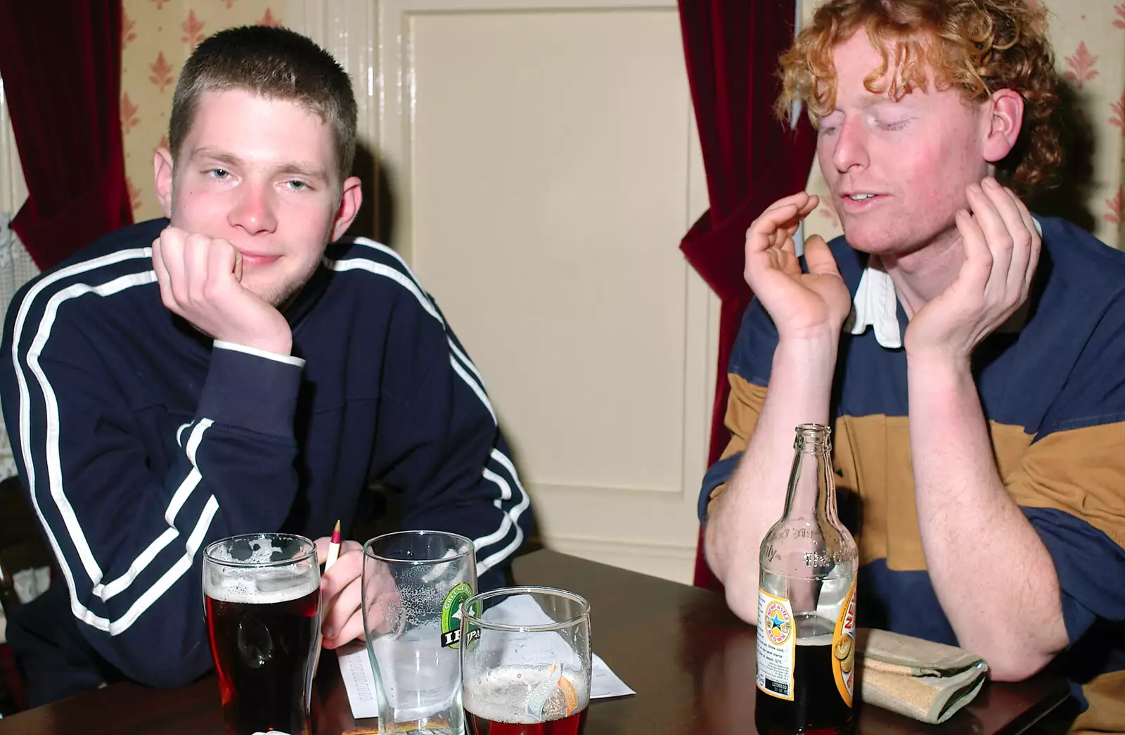 The Boy Phil and Wavy in the Mellis Railway, from Fiddler on the Roof and a Railway Inn Quiz, Gislingham and Mellis, Suffolk - 17th February 2005