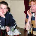 The Boy Phil and Wavy in the Mellis Railway, Fiddler on the Roof and a Railway Inn Quiz, Gislingham and Mellis, Suffolk - 17th February 2005