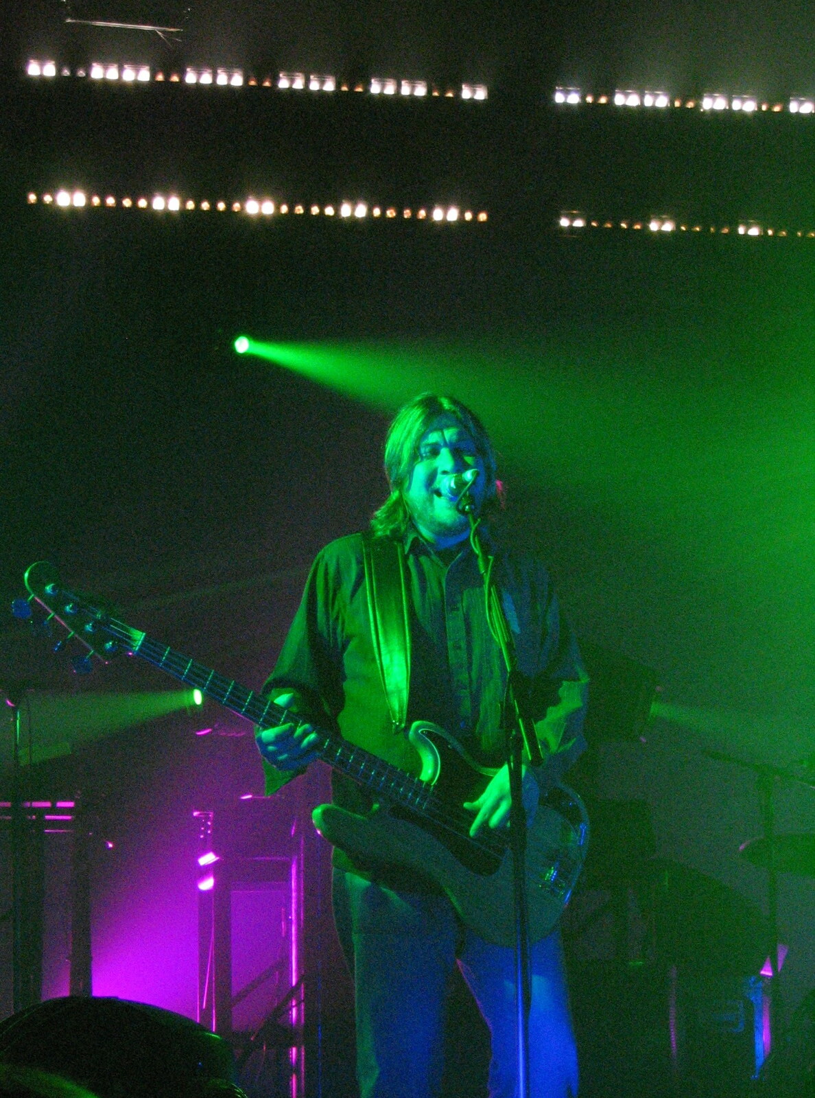 Bass guitar from Athlete and Doves at the UEA, Earlham Road, Norwich, Norfolk - 11th March 2005
