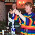 At the Swan, Wavy builds a Red Bull tower, Athlete and Doves at the UEA, Earlham Road, Norwich, Norfolk - 11th March 2005