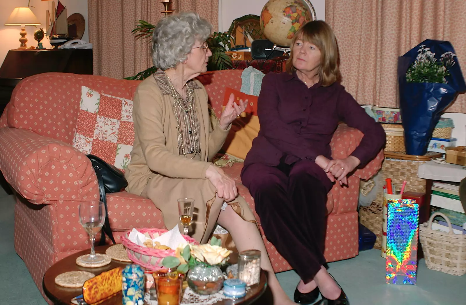 Grandmother and Mother, from Mike's 70th Birthday, Christchurch, Dorset - 12th March 2005