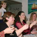 There's a toast, Mike's 70th Birthday, Christchurch, Dorset - 12th March 2005