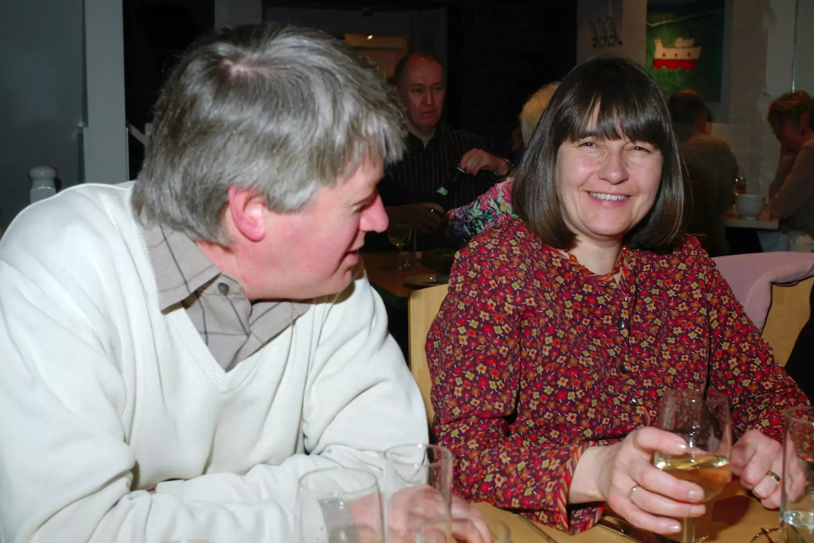 Neil and Caroline, from Mike's 70th Birthday, Christchurch, Dorset - 12th March 2005