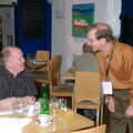 Mike asks around if anyone wants some cake, Mike's 70th Birthday, Christchurch, Dorset - 12th March 2005