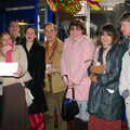 The gang outside the restaurant, Mike's 70th Birthday, Christchurch, Dorset - 12th March 2005