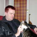 A Walk Around Lymington, and Luke Leaves Qualcomm Cambridge - 13th March 2005, Nosher and Holly, the cat