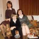 Nosher and Sis with Mother at Danesbury Avenue, Nosher's Family History - 1980-1985