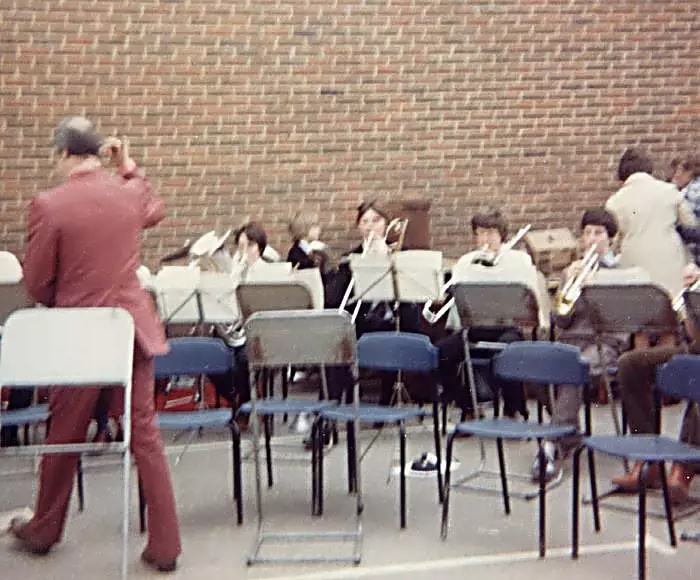 Part of the AJO at Arnewood School, from Nosher's Family History - 1980-1985