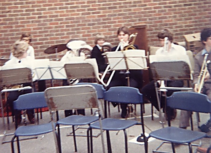 Nosher's Family History - 1980-1985: Nosher on piano, Ray Mitchell on drums, Simon Strange on trombone