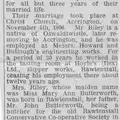 Newspaper article referring to the previous photo, 1946, Nosher's Family History - 1880-1955