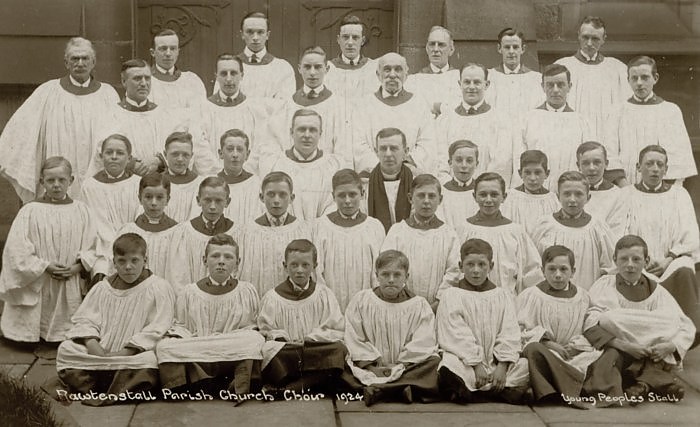 Nosher's Family History - 1880-1955: Rawtenstall Parish Church Choir, 1924