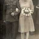Joseph and Margaret on their wedding, circa 1946, Nosher's Family History - 1880-1955