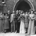 James's wedding - Joe, his brother, is 6th from left, Nosher's Family History - 1880-1955