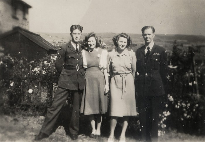 Nosher's Family History - 1880-1955: James, his wife, Margaret and Joseph around 1947