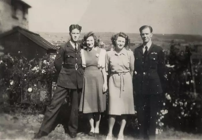 James, his wife, Margaret and Joseph around 1947, from Nosher's Family History - 1880-1955