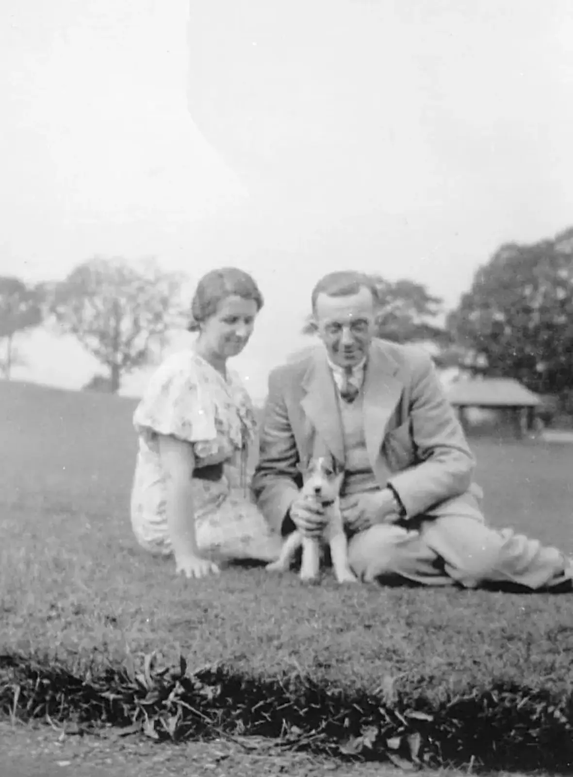 Elsie and husband John, c. 1920, from Nosher's Family History - 1880-1955