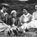 Margaret with parents and a family friend, Nosher's Family History - 1880-1955