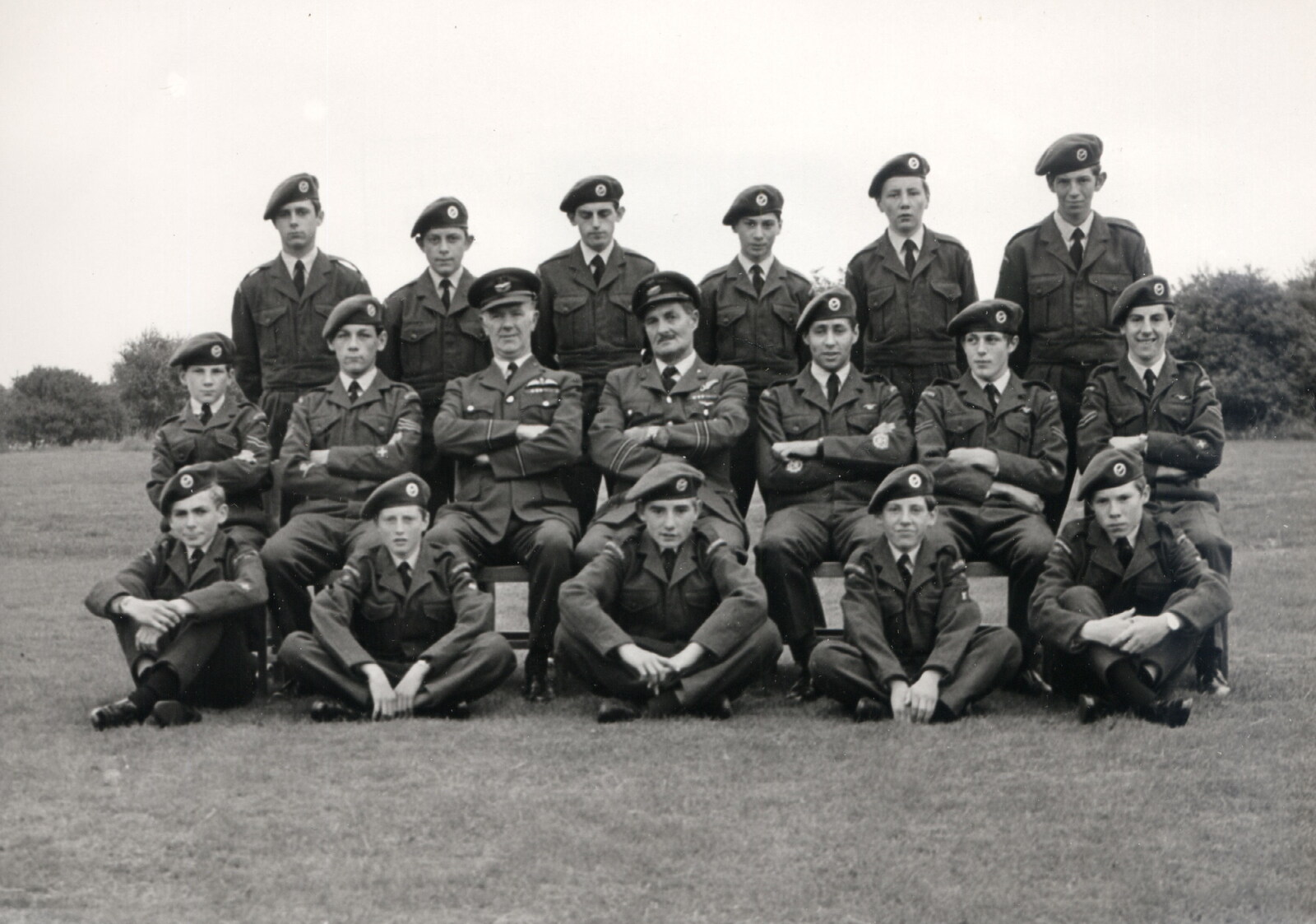 Grandad's RAF Days - Miscellaneous Dates: Unknown, 5th August 1968, 2nd from left, middle row