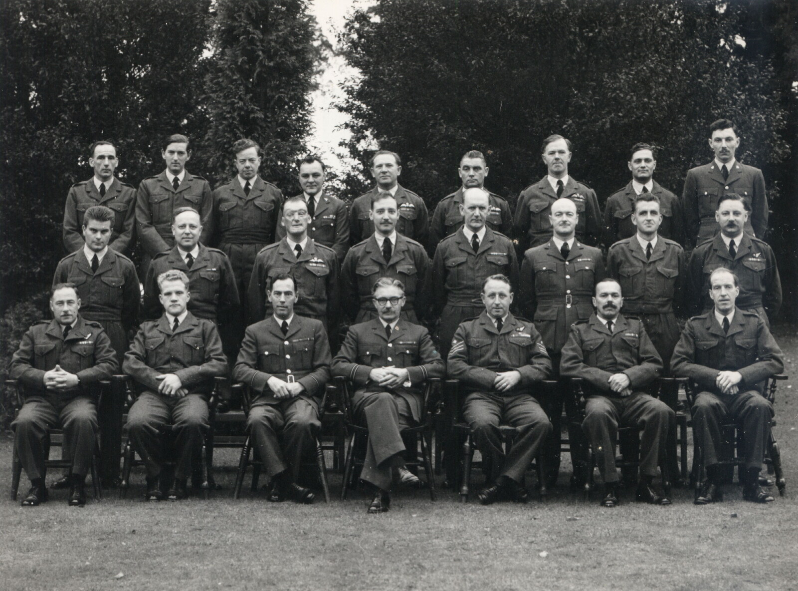 Grandad's RAF Days - Miscellaneous Dates: 2nd from right, back row