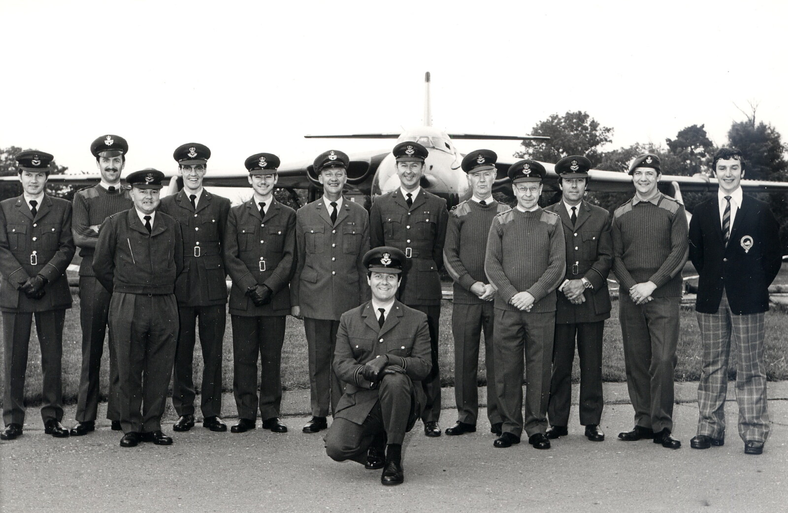 Grandad's RAF Days - Miscellaneous Dates: RAF Marham, 1978, 4th from right, back row