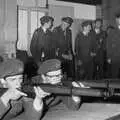 Far right, standing, watching the ATC at Christchurch, Grandad's RAF Days - Miscellaneous Dates