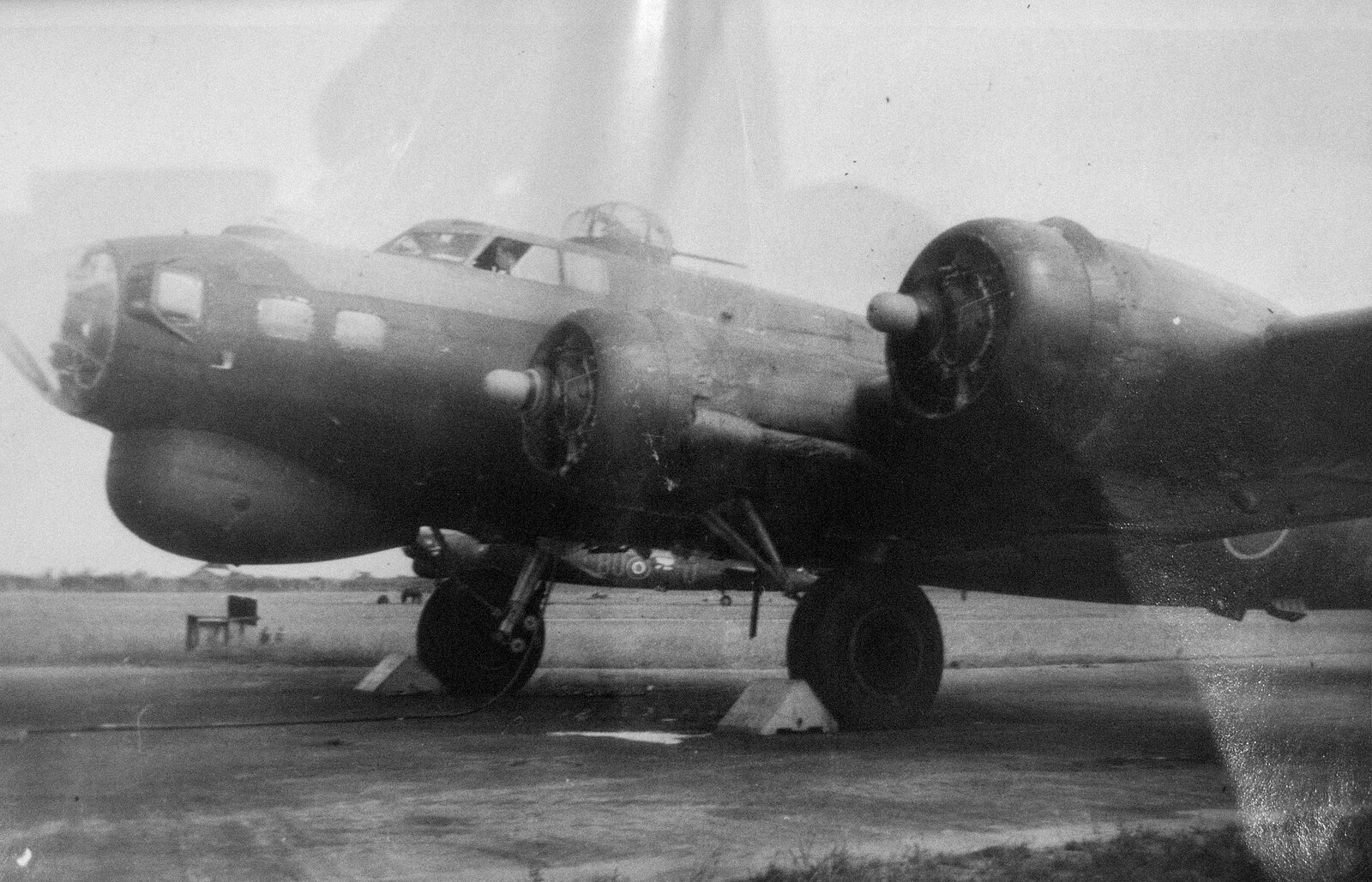 Grandad's RAF Days - Miscellaneous Dates: B-17 BU-E, with BU-U in the background
