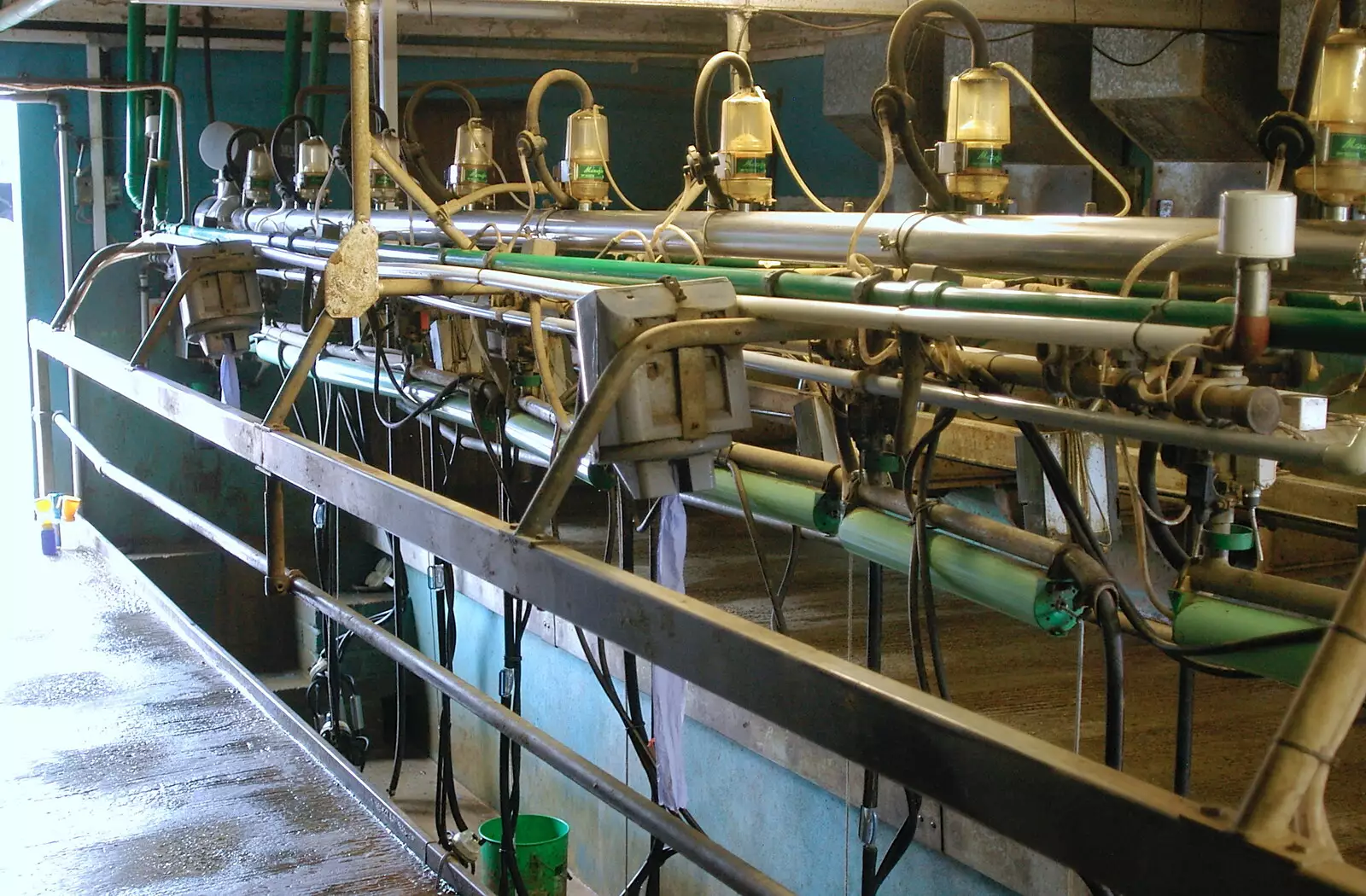 Another view of the milking room, from Wavy and the Milking Room, Dairy Farm, Thrandeston, Suffolk - 28th March 2005