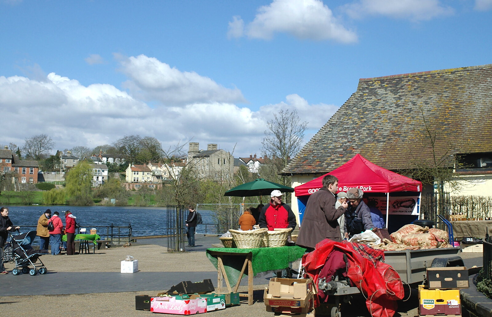 Market by the Mere from Norwich Market, the BSCC at Occold, and Diss Publishing - 10th April 2005