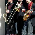 Busking/skiffle group 'Swervy World', Norwich Market, the BSCC at Occold, and Diss Publishing - 10th April 2005