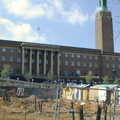 Norwich Market, the BSCC at Occold, and Diss Publishing - 10th April 2005, A hole where the market was, and City Hall
