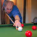 Norwich Market, the BSCC at Occold, and Diss Publishing - 10th April 2005, Paul plays a shot