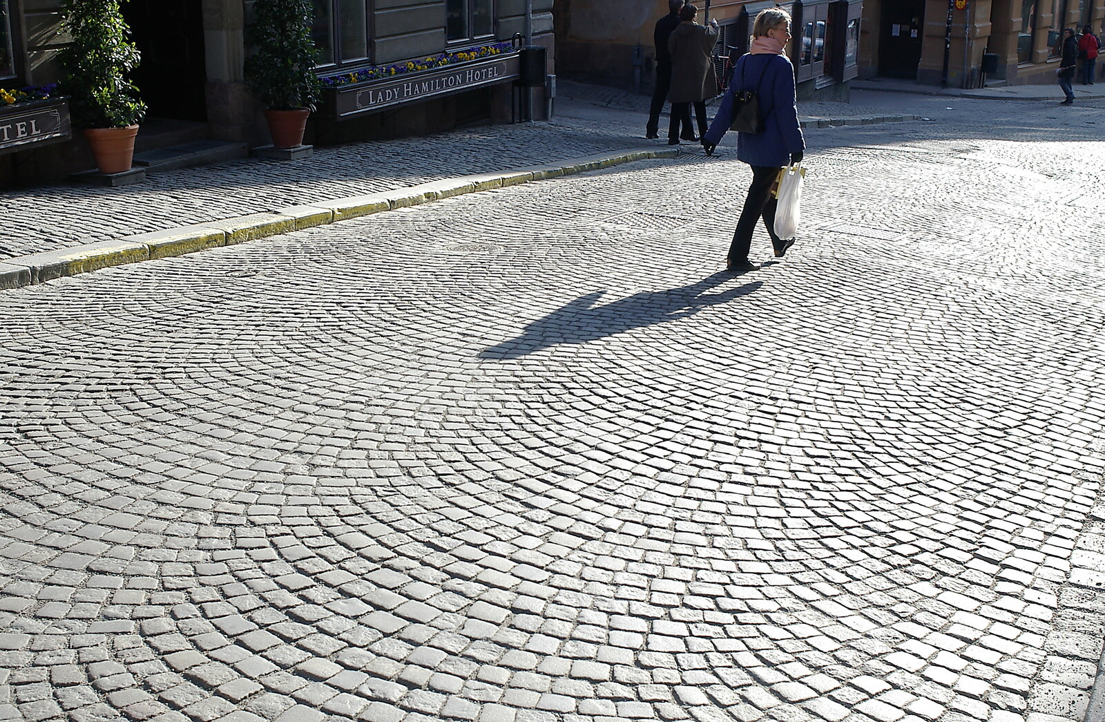 Cobbles are arranged in concentric rings from A Postcard From Stockholm: A Working Trip to Sweden - 24th April 2005