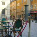 Empty café tables, A Postcard From Stockholm: A Working Trip to Sweden - 24th April 2005