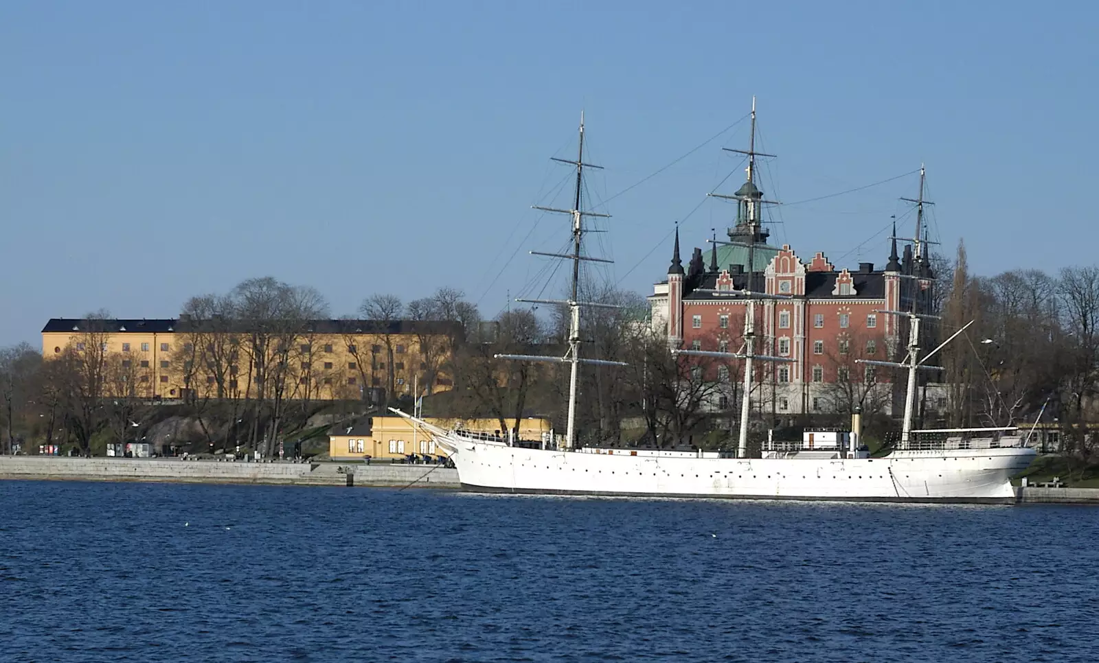 A tall ship, from A Postcard From Stockholm: A Working Trip to Sweden - 24th April 2005