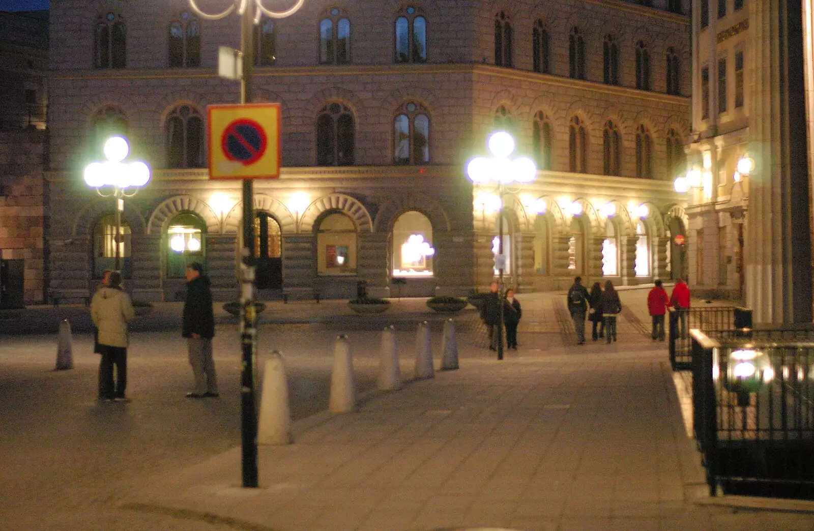 Stockholm by night, from A Postcard From Stockholm: A Working Trip to Sweden - 24th April 2005