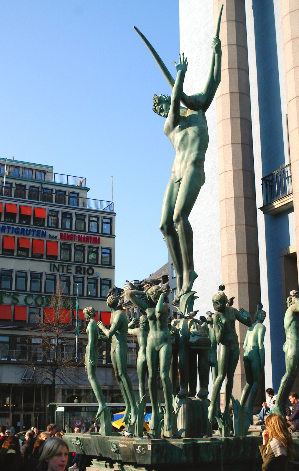 Lots of naked bronze people from A Postcard From Stockholm: A Working Trip to Sweden - 24th April 2005