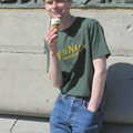 Ninja M's on the ice cream, A Trip to Barcelona, Catalunya, Spain - 29th April 2005