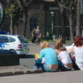A street scene con las chicas, A Trip to Barcelona, Catalunya, Spain - 29th April 2005