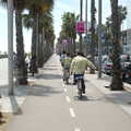 Cycling along the promenade, A Trip to Barcelona, Catalunya, Spain - 29th April 2005