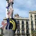 A funky statue, A Trip to Barcelona, Catalunya, Spain - 29th April 2005