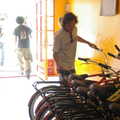 The bikes are returned and stacked up, A Trip to Barcelona, Catalunya, Spain - 29th April 2005