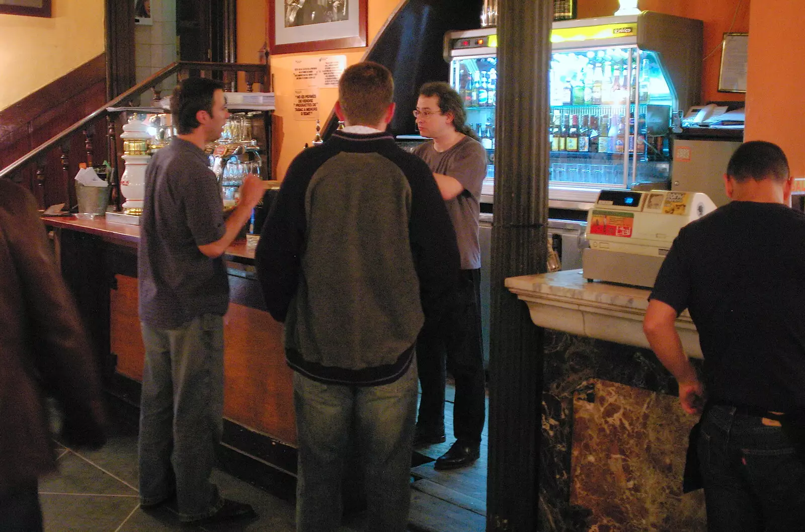 Phil's at the bar in Glaciar, from A Trip to Barcelona, Catalunya, Spain - 29th April 2005