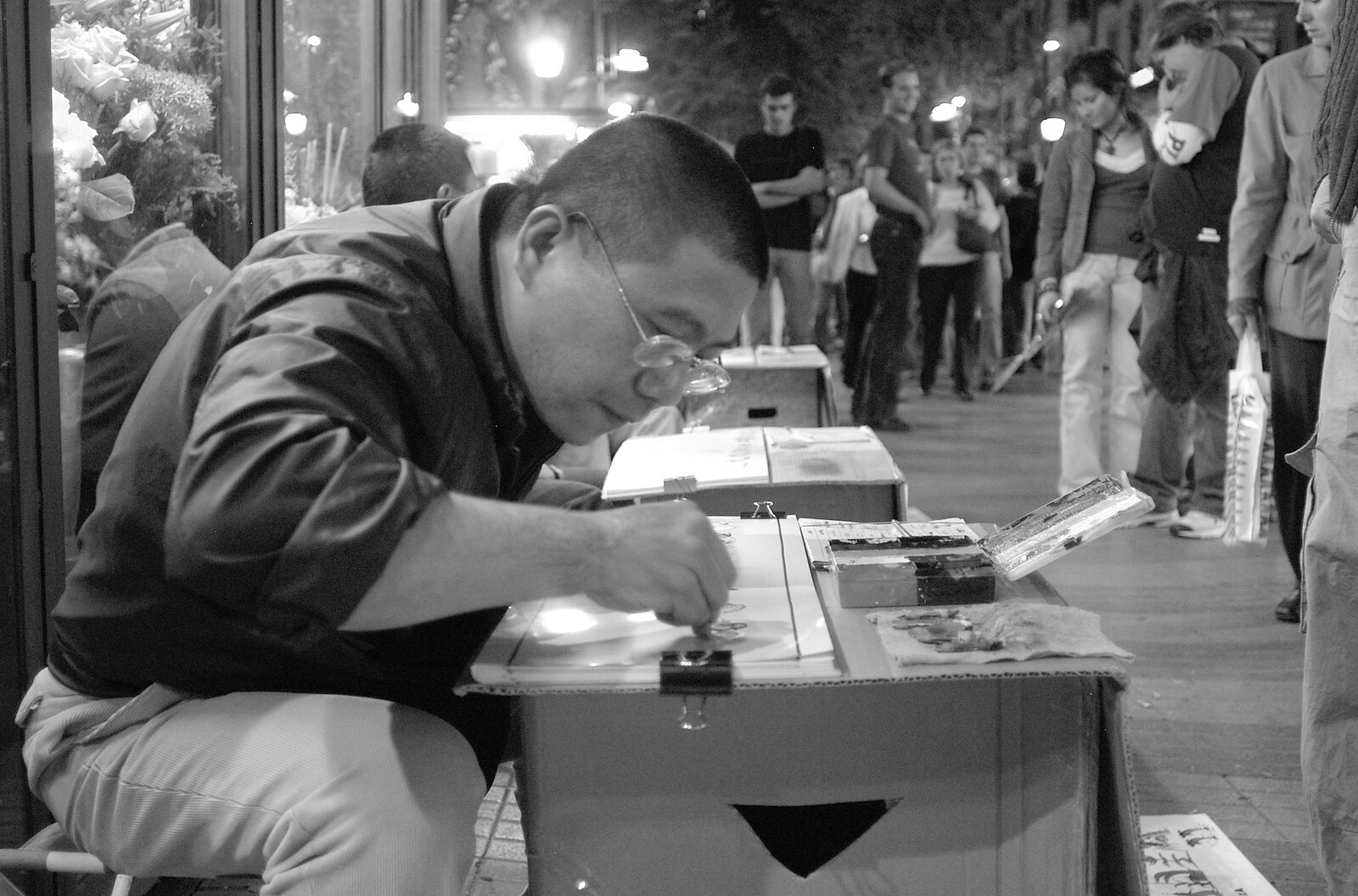 The Chinese writer dude from A Trip to Barcelona, Catalunya, Spain - 29th April 2005