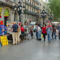 Art sales on Las Ramblas, Montjuïc and Sant Feliu de Guíxols, Barcelona, Catalunya - 30th April 2005